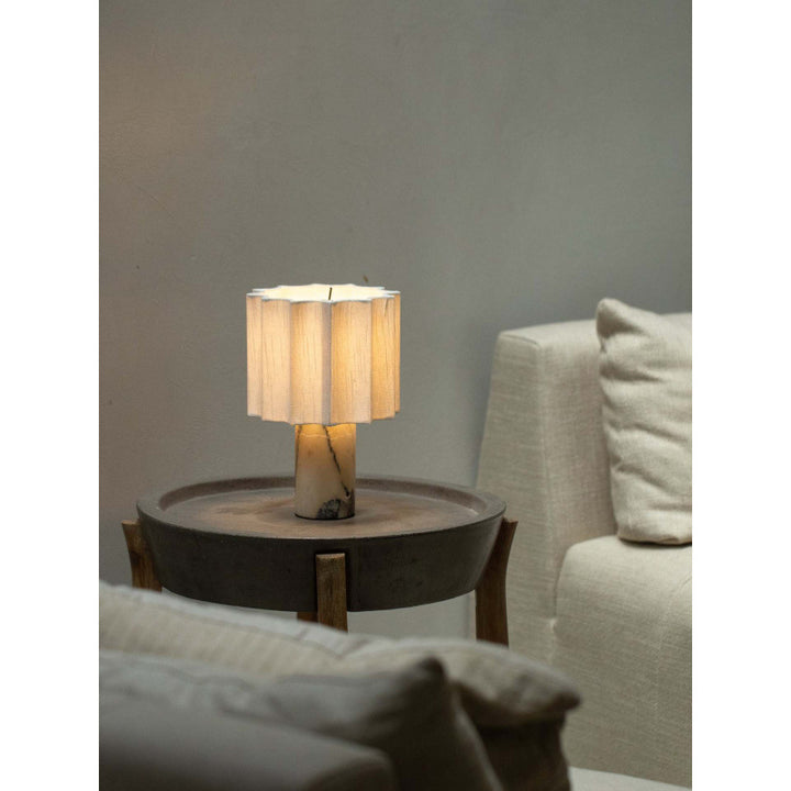 Decorative marble table lamp
