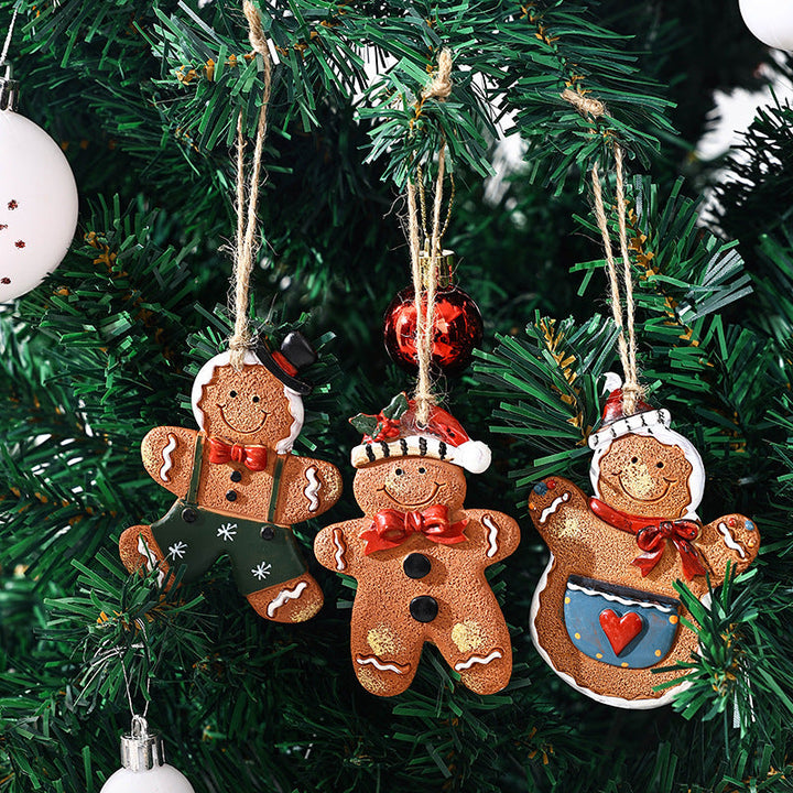 Decorative Christmas figure in gingerbread man design