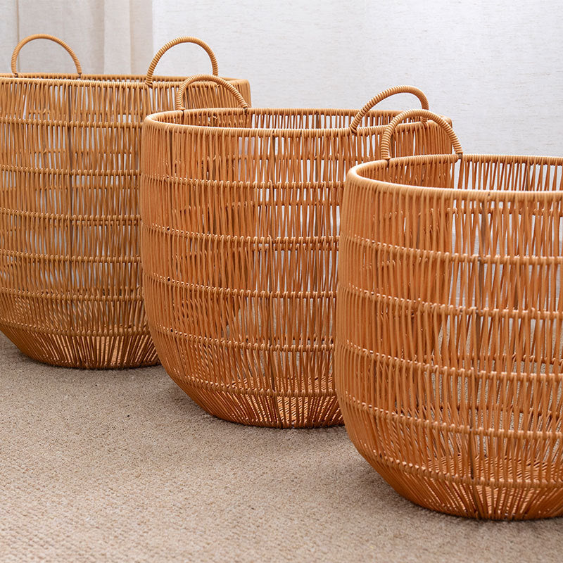 Handwoven storage basket