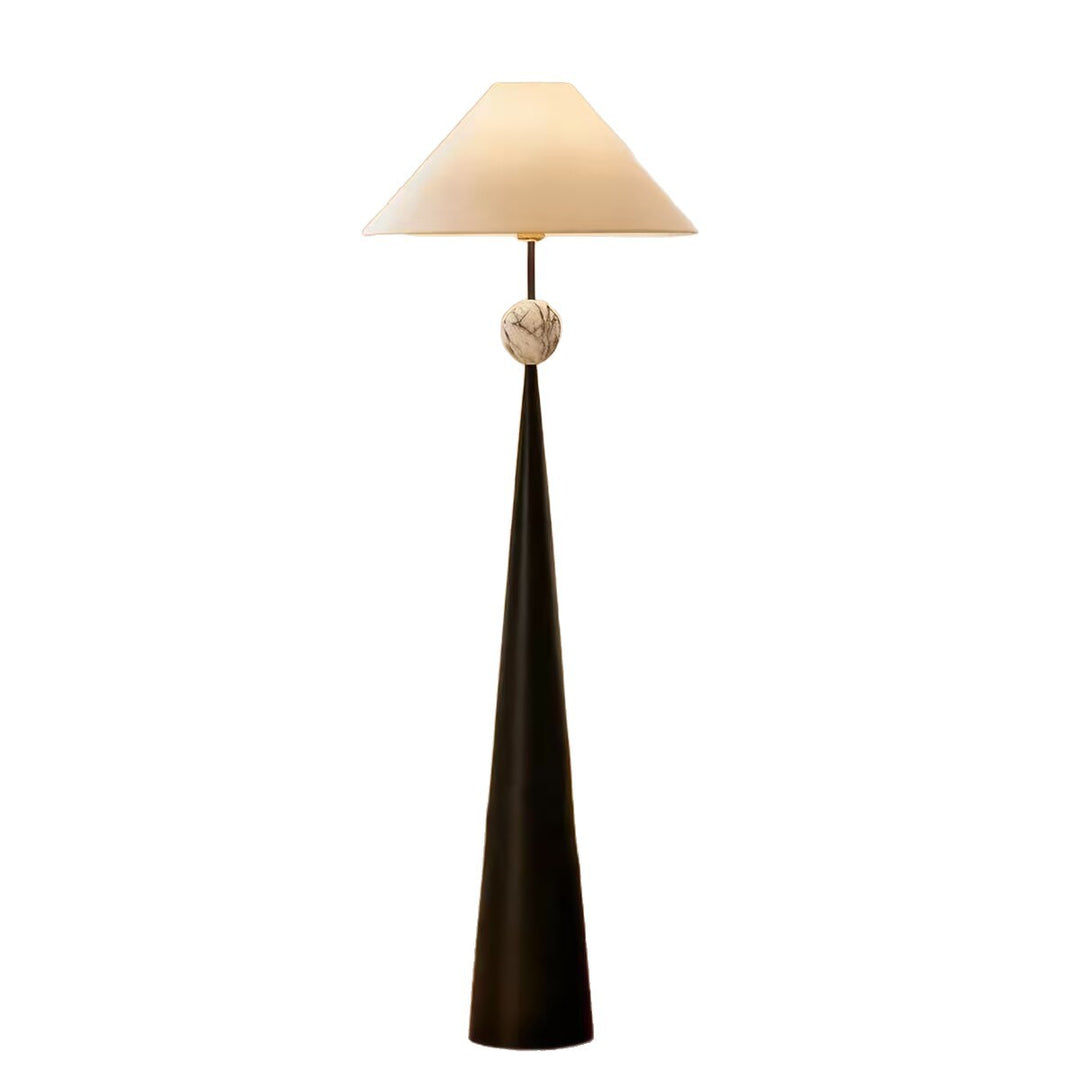 Modern cone-shaped floor lamp