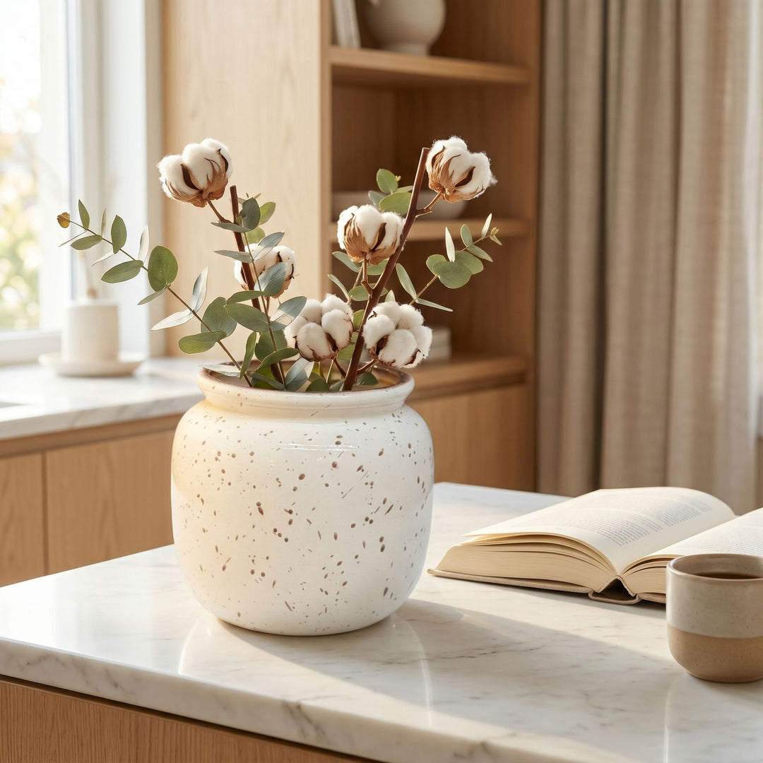 Decorative ceramic flower vase