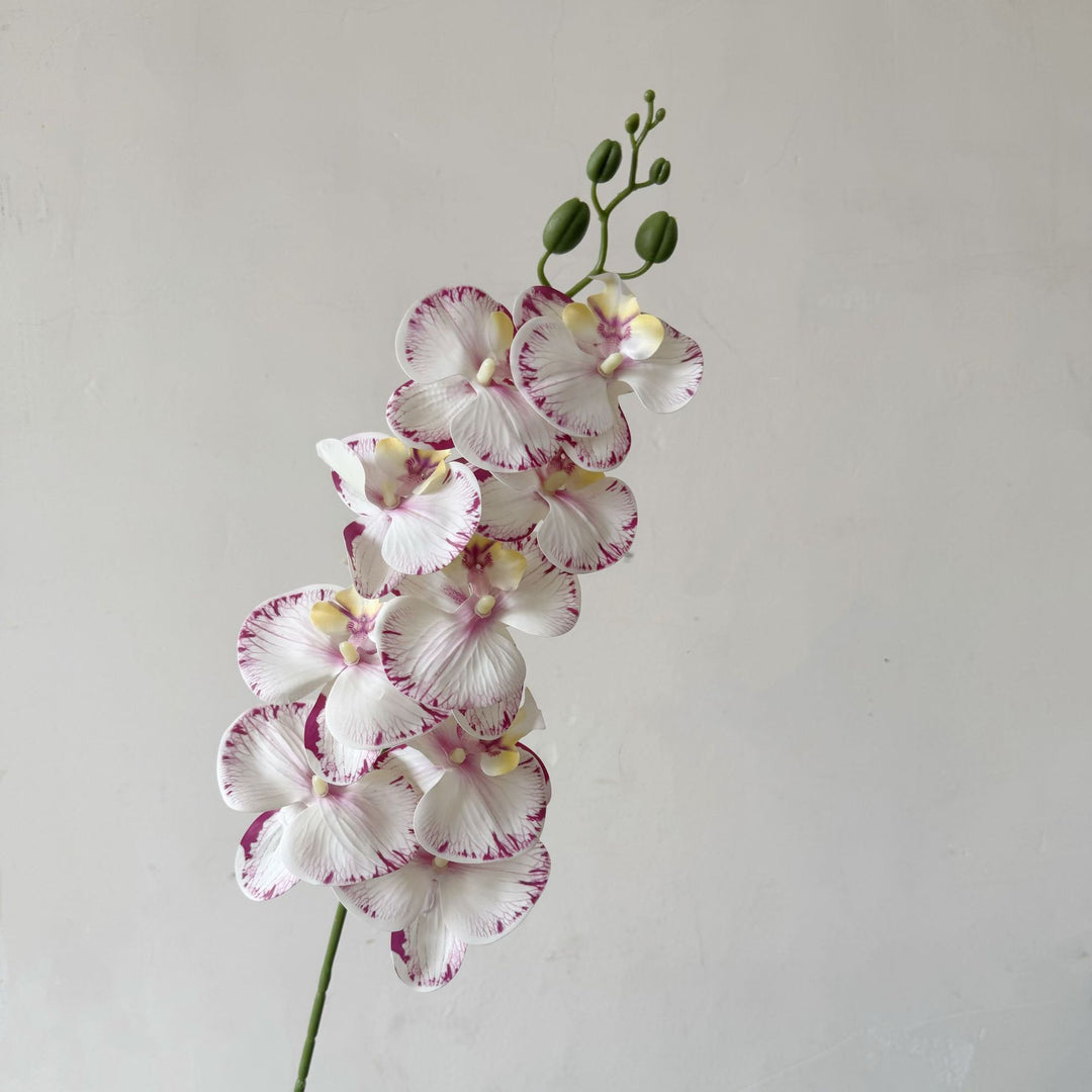 Elegant Faux Orchid Floral Stem