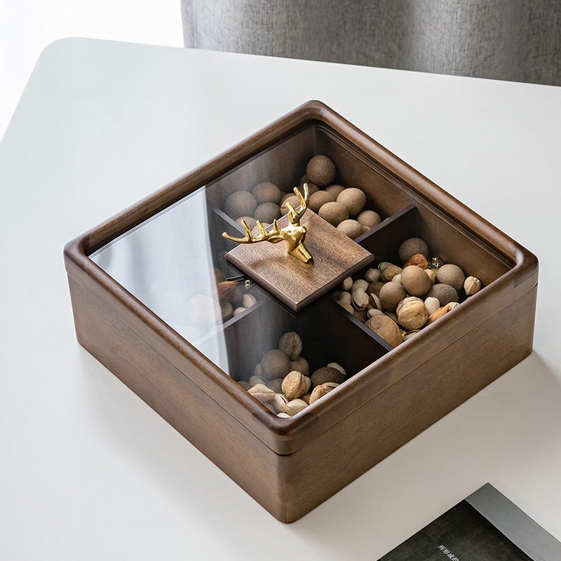 Elegant Wooden Snack Storage