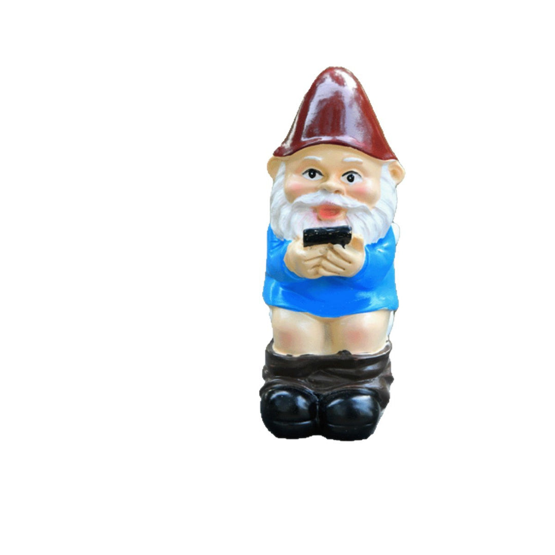 Whimsical Garden Gnome Phone Holder