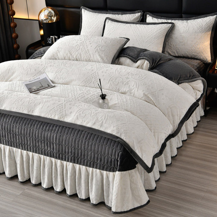 Luxurious Plush Velvet Comforter Set