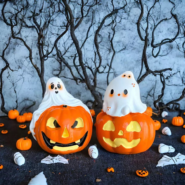 Funny Halloween Pumpkin Figure