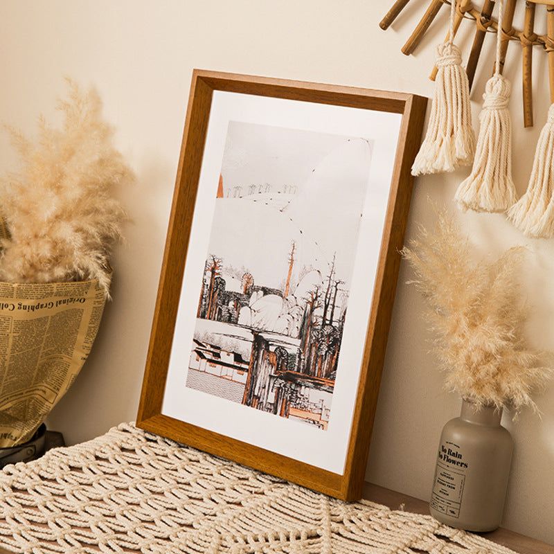 Vintage-Inspired Wooden Art Frame