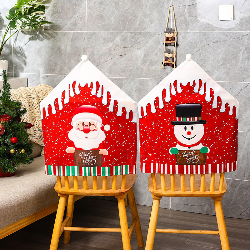Festive cushion cover with reindeer motif
