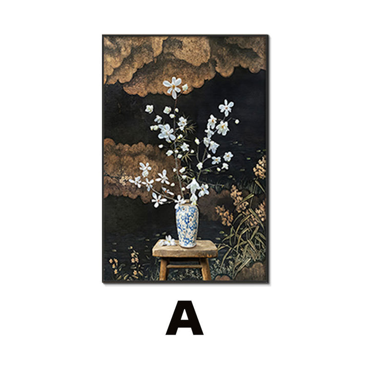 Decorative Framed Floral Artwork 1790073430