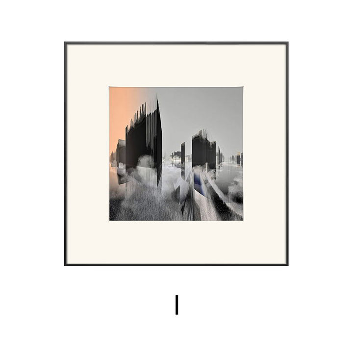 Framed Abstract Landscape Wall Art