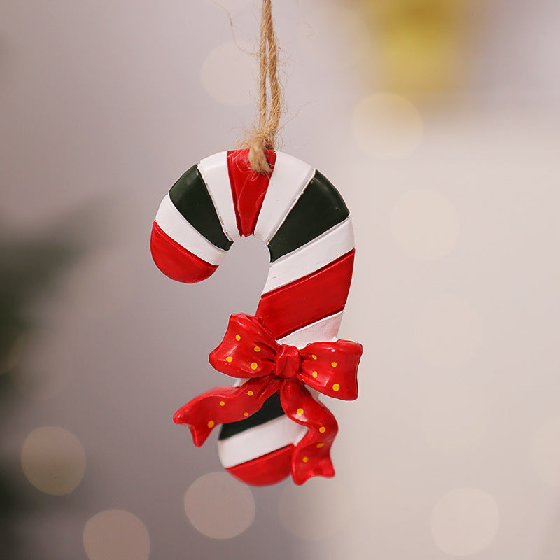 Decorative Christmas stocking with reindeer motif