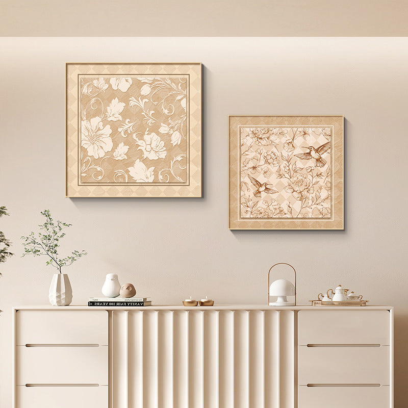 Floral Decorative Framed Artwork