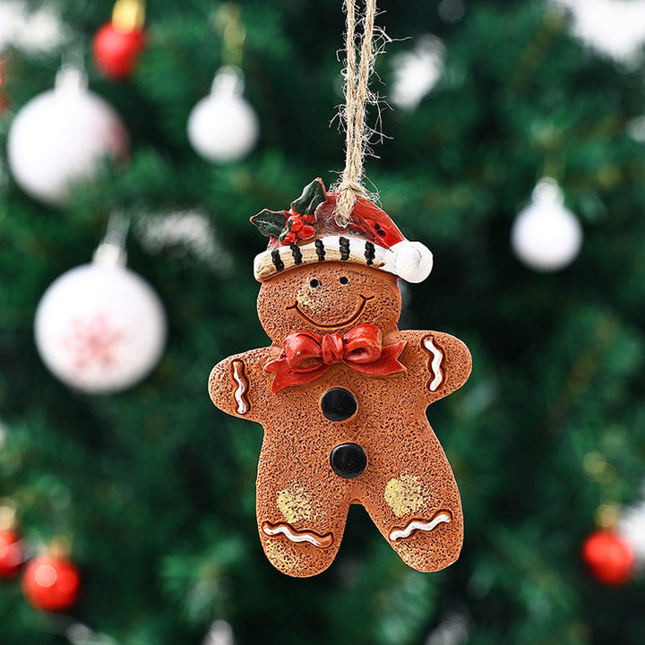 Decorative Christmas figure in gingerbread man design