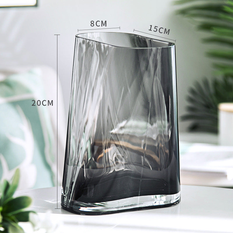 Artistic Glass Flower Vase