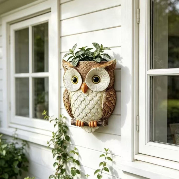 Decorative Owl Plant Holder
