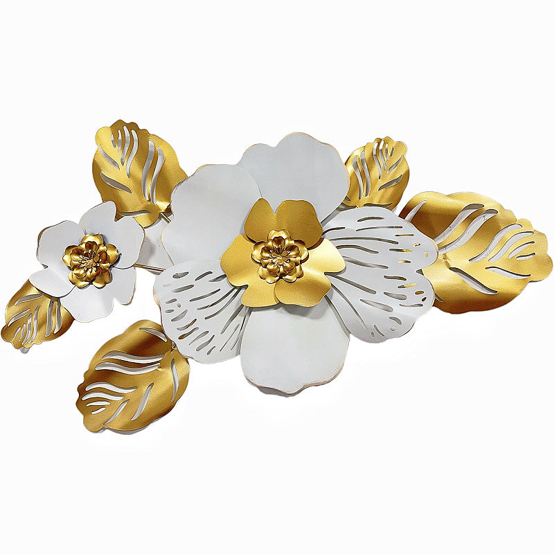 Floral Metal Wall Art Sculpture