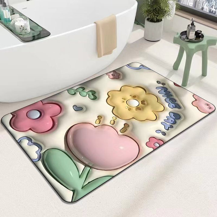 Cute Cartoon Cat Shape Bath Mat