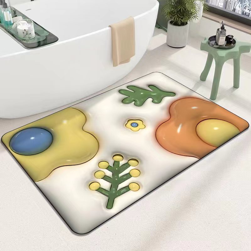 Cute Cartoon Cat Shape Bath Mat