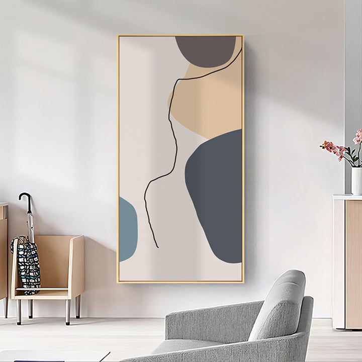Framed Abstract Nature-Inspired Wall Art
