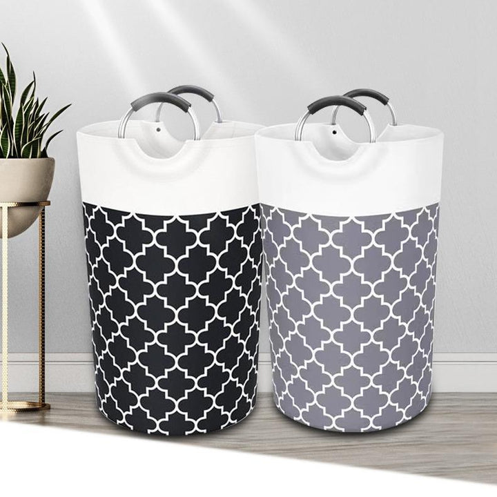 Stylish storage bucket with handles