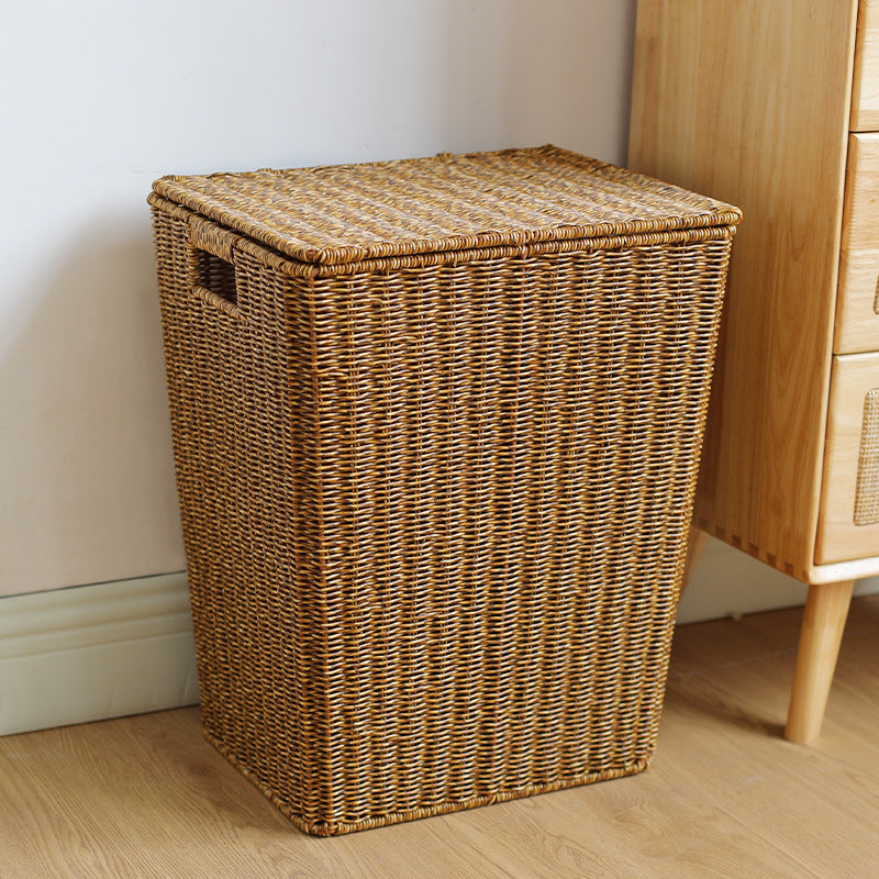 Elegant Handwoven Laundry Basket