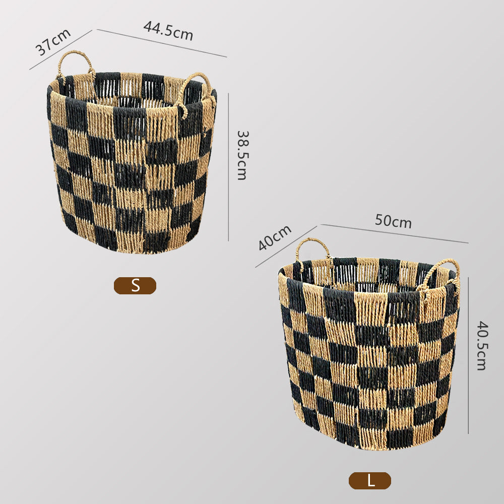 Handwoven storage basket