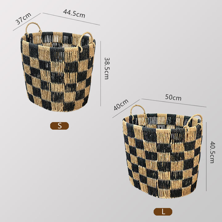 Handwoven storage basket