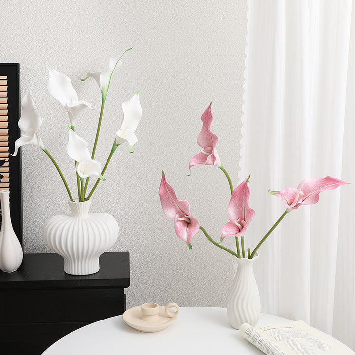 Artificial Calla Blossom Branch with Realistic Details