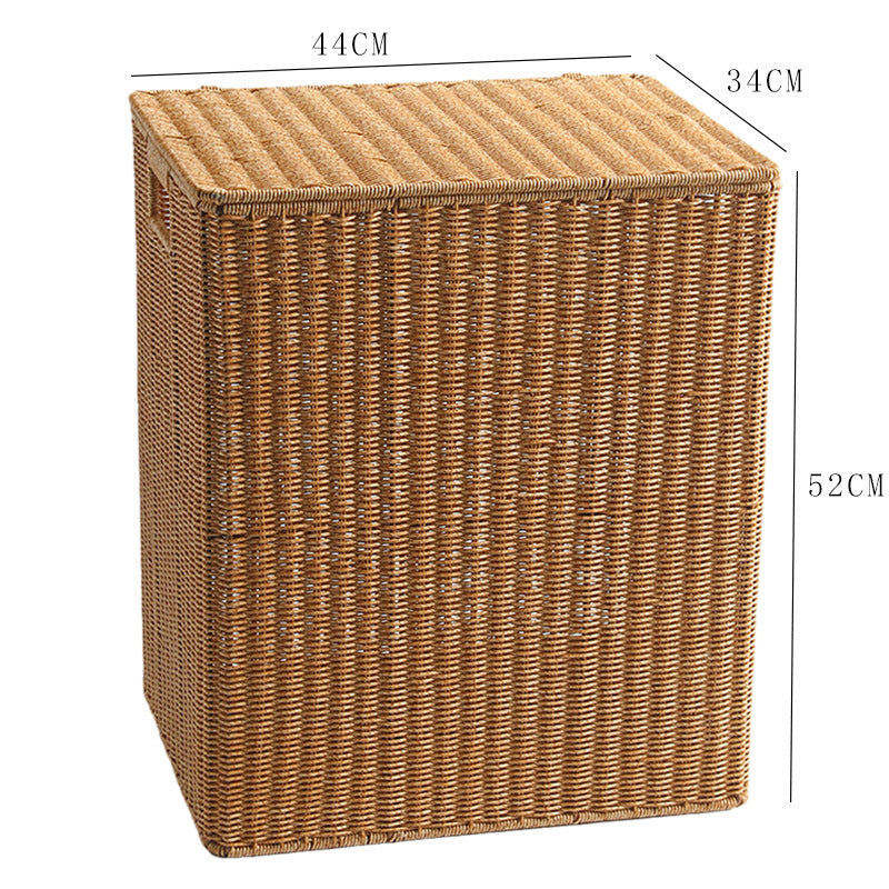 Decorative Woven Laundry Basket
