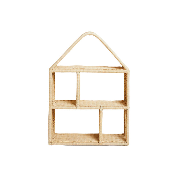 Wall shelf in house design