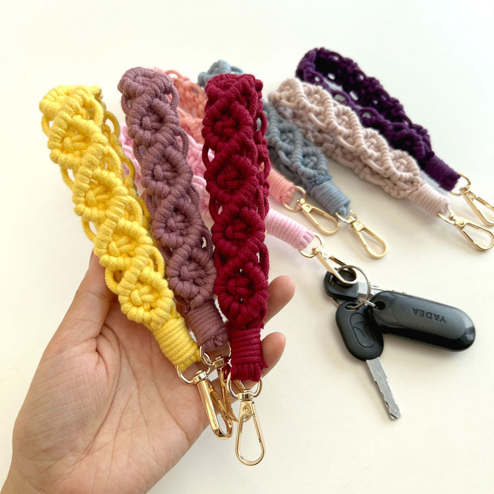 Handcrafted Macrame Keychain