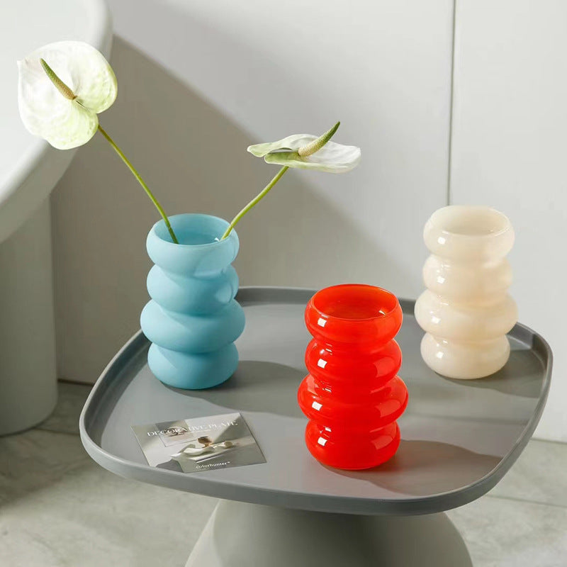 Modern Bubble Glass Vase