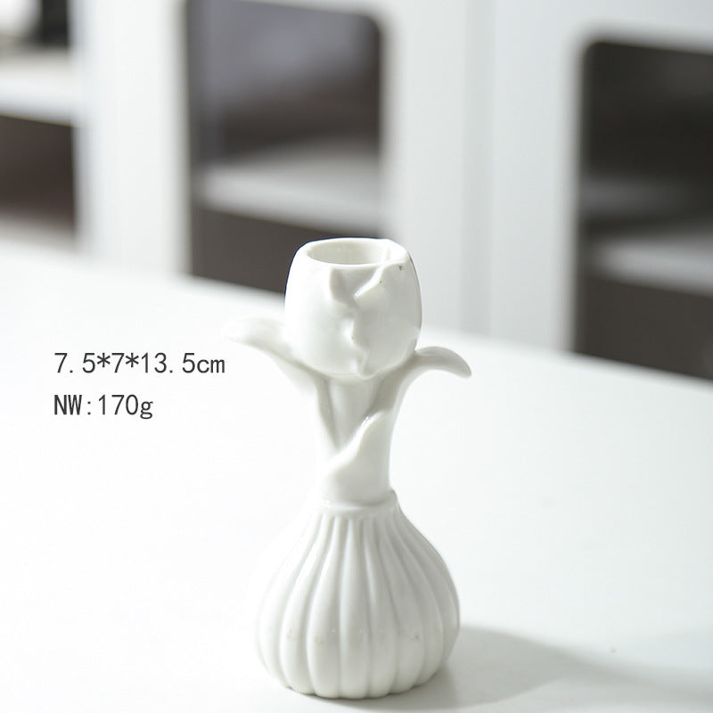Artistic Double Chamber Candle Holder