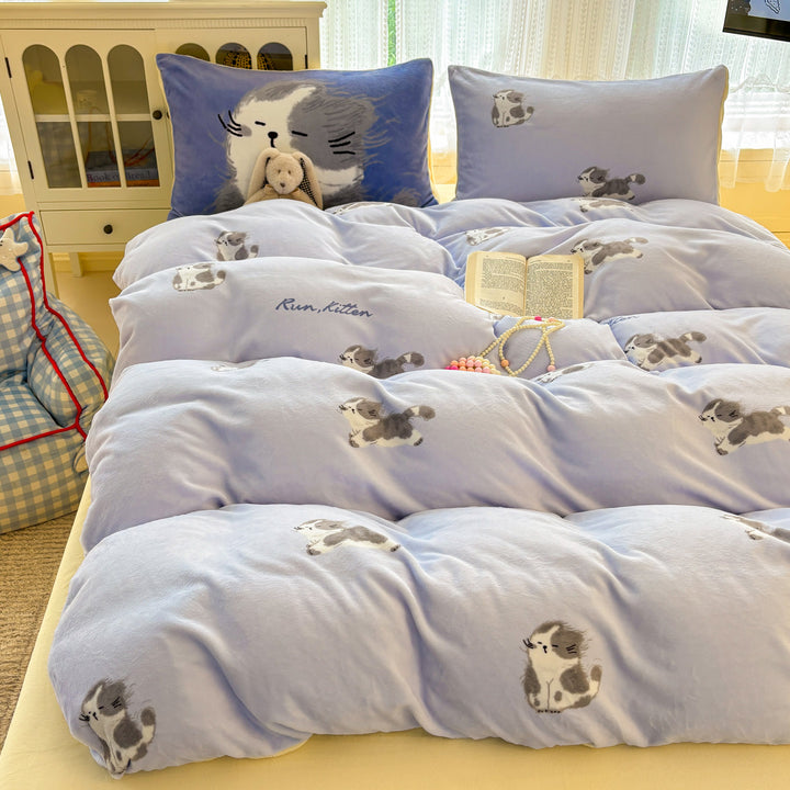 Playful Animal-Themed Comforter Set