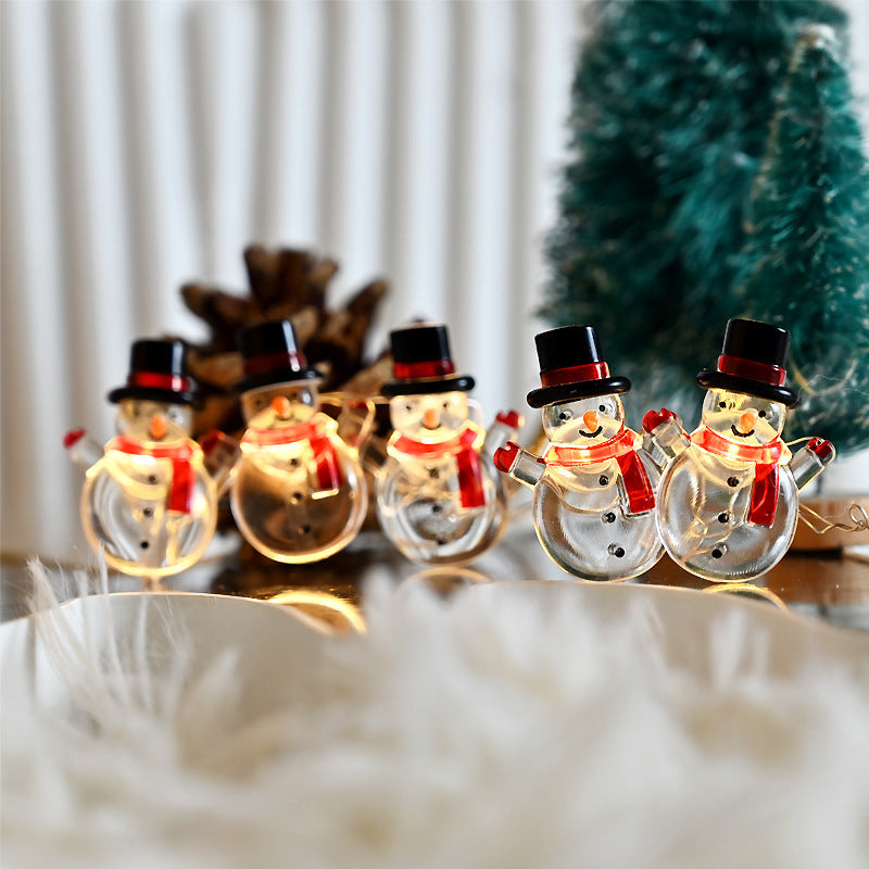 Christmas Reindeer Glass LED String Lights