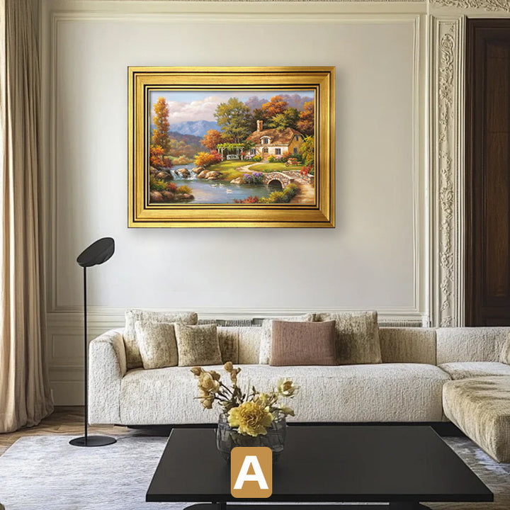 Decorative Framed Nature Landscape Artwork