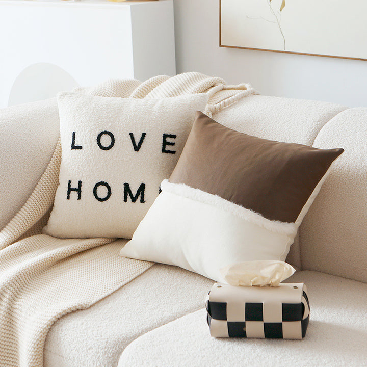 Abstract Textured Decorative Pillow