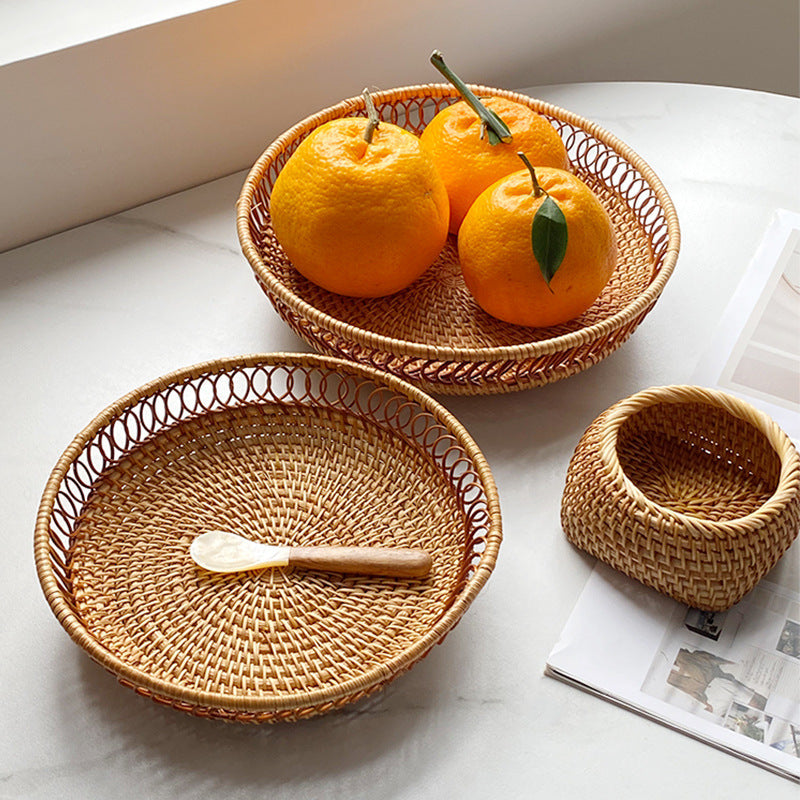 Handmade fruit and snack basket