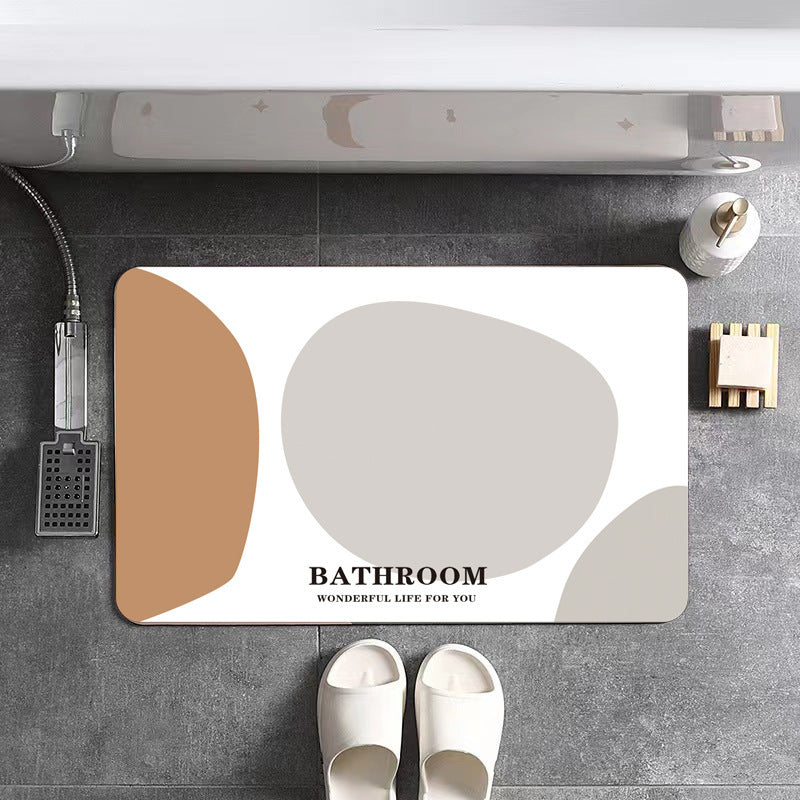 Abstract Landscape Bath Mat