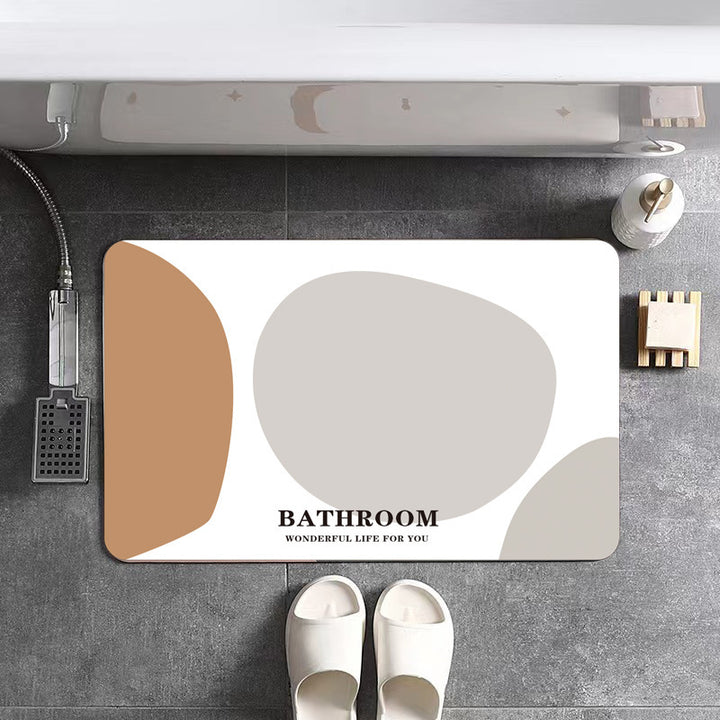Abstract Landscape Bath Mat