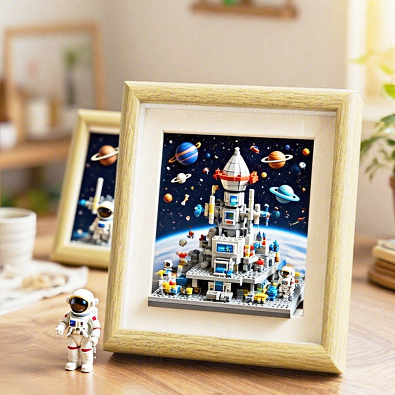 Space-Themed Wall Art Frame