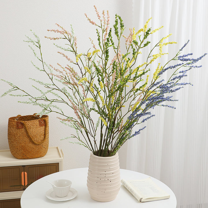 Artificial flower branch with fine pink flowers