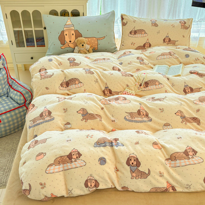 Playful Animal-Themed Comforter Set