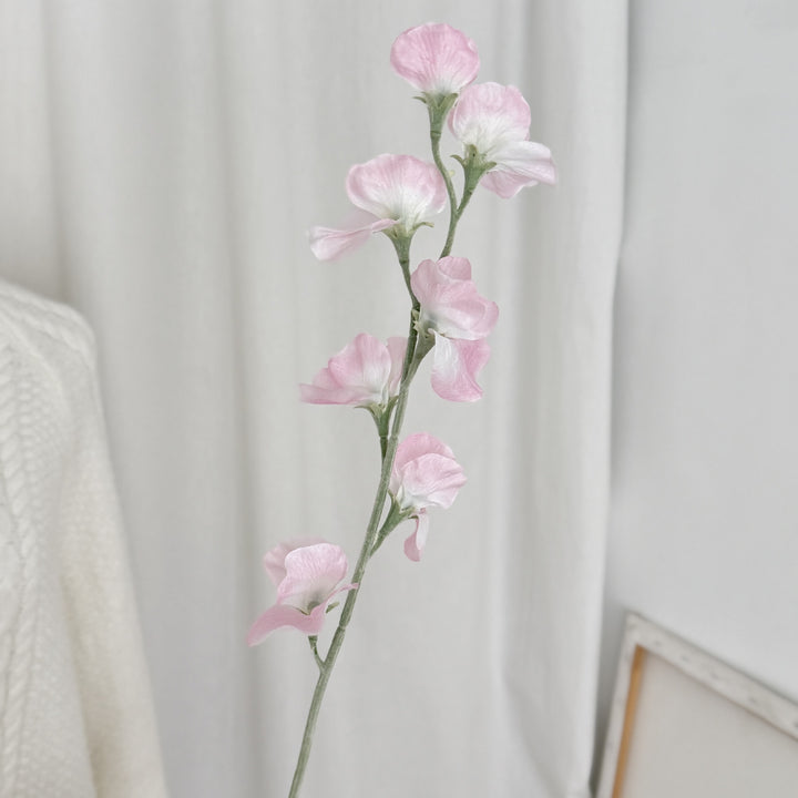 Elegant Faux Sweet Pea Stem