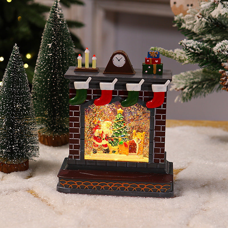 Decorative fireplace figure