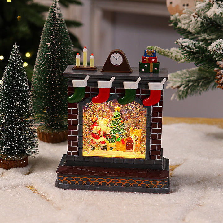 Decorative fireplace figure