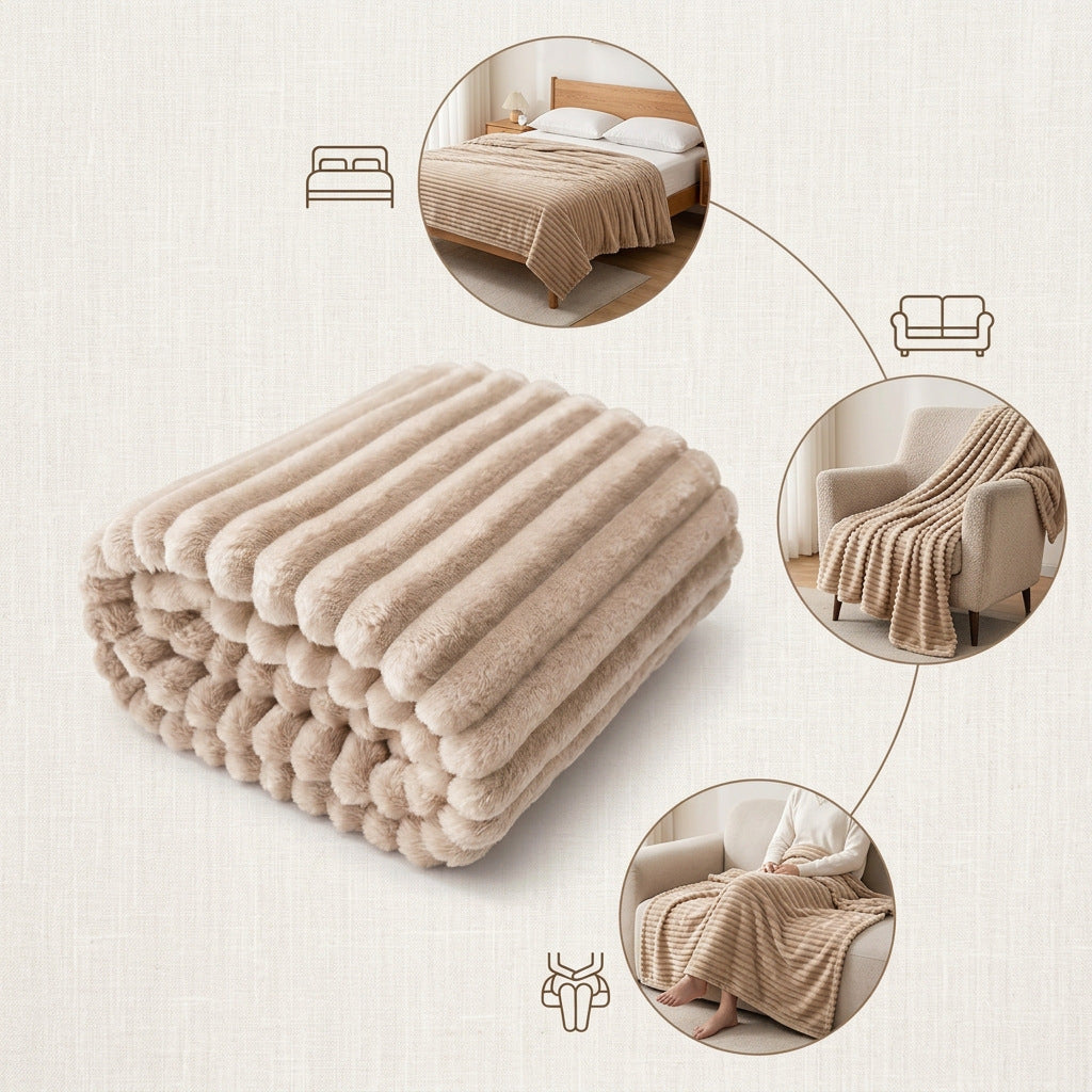 Luxurious Textured Throw