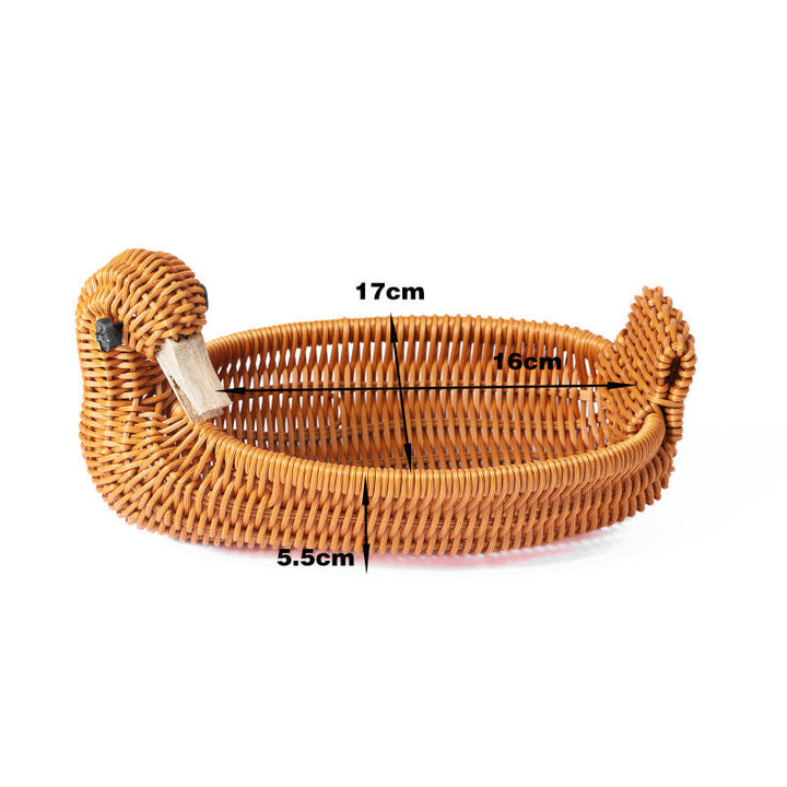 Decorative Wicker Duck