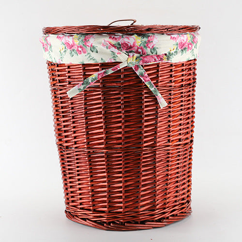 Decorative Wicker Laundry Basket