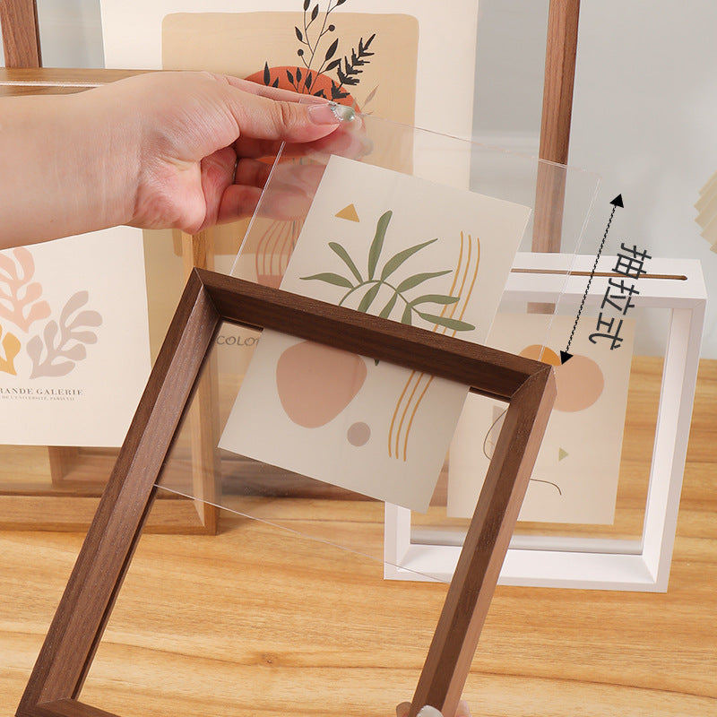 Framed Abstract Plant Art